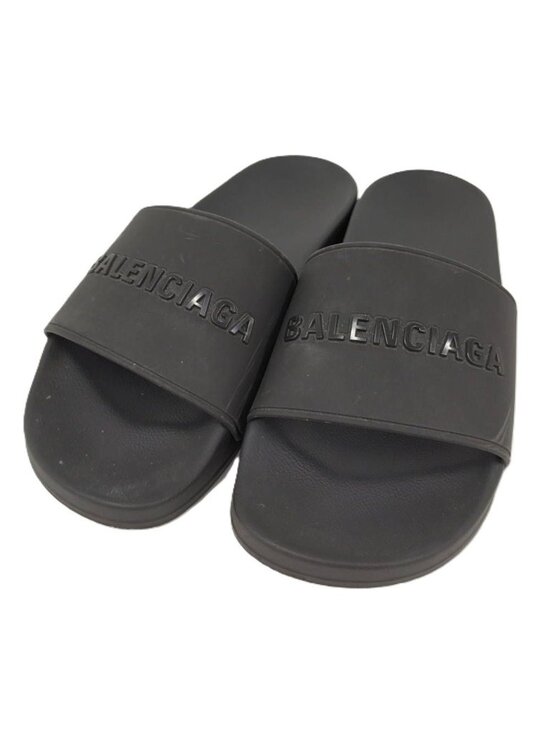 Balenciaga Poolside Sandals Black main image 6